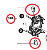 Jeu de charbons PST650/650L/ PST700PE/700PEL 