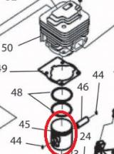 RBC38 / 40 / 52SB Piston