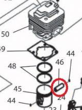 RBC38 / 40 / 52SB Axe de piston
